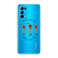 Jingle Ladies: Oppo Find X3 Lite Transparant Hoesje