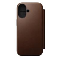 Nomad Modern lederen folio iPhone 17 - Brown