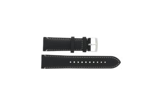 Horlogeband Armani AR5328 Leder Zwart 22mm