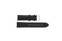 Horlogeband Armani AR5328 Leder Zwart 22mm