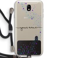 Sterren: Samsung Galaxy J7 (2017) Transparant Hoesje met koord
