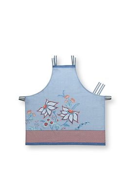 Pip Studio Flower Festival Keukenschort Blauw