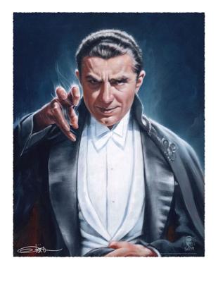 Dracula Art Print Count Dracula by Olivia De Berardinis 56 x 43 cm - unframed Dracula Art Print Count Dracula by Olivia De Berardinis 56 x 43 cm - unframed