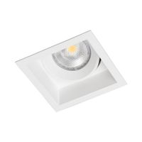 BR0005 LED-inbouwarmatuur Vierkant kantelbaar verdiept GU10-fitting Wit