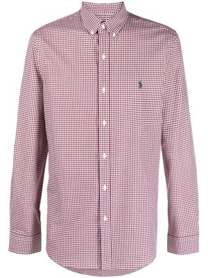 Polo Ralph Lauren chemise à carreaux vichy - Rouge