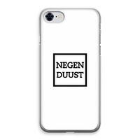 Negenduust vierkant: iPhone 8 Transparant Hoesje