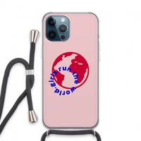 Run The World: iPhone 13 Pro Max Transparant Hoesje met koord