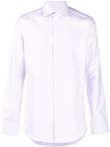 Canali chemise à effet gaufré - Blanc