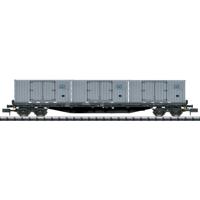 MiniTrix T18431 Platte wagen Rgs 3910 van de DR