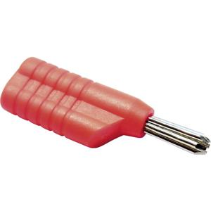 Schnepp S 4041 S Pluimstekker Stekker, recht Stift-Ø: 4 mm Rood 1 stuk(s)