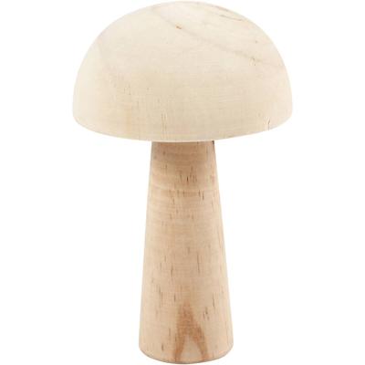 Creativ Company Paddestoel , h: 14 cm, d 9 cm, 1 stuk