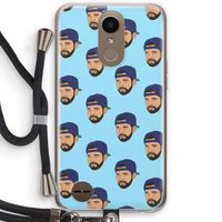 Drake Away: LG K10 (2017) Transparant Hoesje met koord