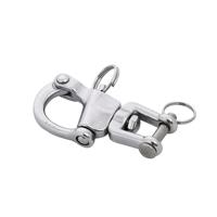 Non-stop dogwear® Snelsluiting Karabijnhaak Quick Release Snap Hook, grey