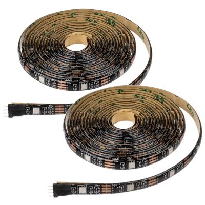 LED strip verlichting - 2x - gekleurd -3 m - USB - zelfklevend -afstandsbediening - lichtstrip LED strip verlichting - 2x - gekleurd -3 m - USB - zelfklevend -afstandsbediening - lichtstrip