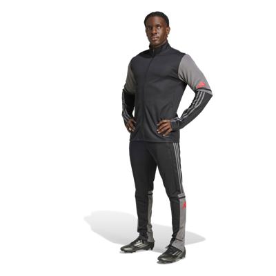 adidas Squadra 25 Trainingspak Full-Zip Zwart Grijs Rood