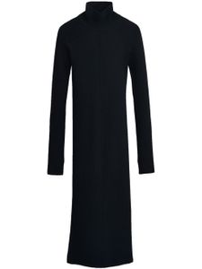 Marc Jacobs robe nervurée à coupe mi-longue - Noir