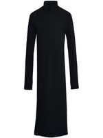 Marc Jacobs robe nervurée à coupe mi-longue - Noir