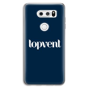 Topvent Navy: LG V30 Transparant Hoesje
