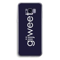 Gijweet: Samsung Galaxy S8 Plus Transparant Hoesje Gijweet: Samsung Galaxy S8 Plus Transparant Hoesje