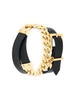 Coup De Coeur bracelet à détail de chaîne - Noir