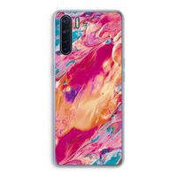 Pastel Echoes: Oppo A91 Transparant Hoesje