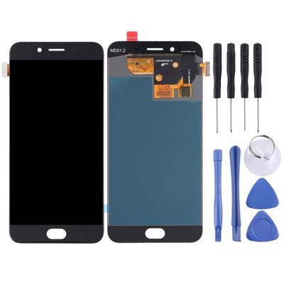 LCD-scherm en Digitizer voor tegenstander R9s(Black)