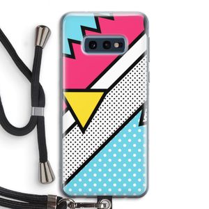 Pop Art #3: Samsung Galaxy S10e Transparant Hoesje met koord