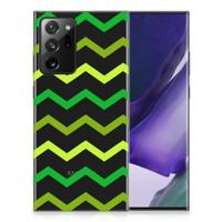 Samsung Galaxy Note20 Ultra | TPU bumper | Zigzag Groen