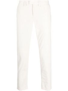 DONDUP pantalon nervuré à coupe fuselée - Blanc