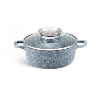 Edënbërg Stonetec Line - Kookpan/Braadpan met Deksel - 4,5 liter - 24 cm - Aluminium