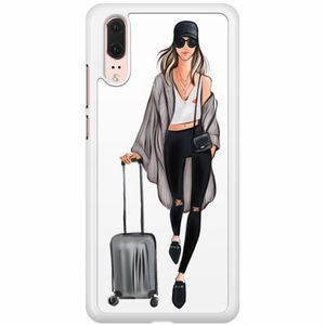 Huawei P20 hoesje - Travel girl