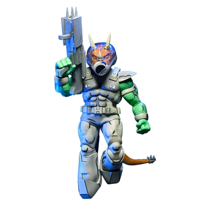 NECA TMNT Triceraton Shock Commando