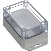 TRU COMPONENTS TC-10860632 Flensbehuizing 120 x 80 x 60.20 ABS-PC Lichtgrijs 1 stuk(s)