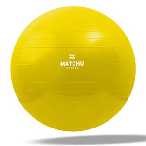 Matchu Sports Fitnessbal 45cm - Geel - Ø 45cm