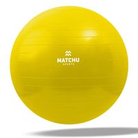 Matchu Sports Fitnessbal 45cm - Geel - Ø 45cm