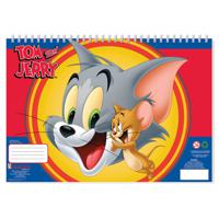 Tom & jerry Tom & Jerry Kleurplaten met Stencil en Stickervel