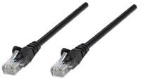 Intellinet 320788 RJ45 Netwerkkabel, patchkabel CAT 5e U/UTP 7.50 m Zwart 1 stuk(s)