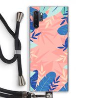 Tropisch: Samsung Galaxy Note 10 Plus Transparant Hoesje met koord