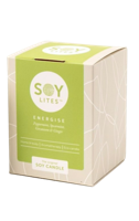 Soylites Soycandle Energise - Peppermint, Spearmint, Geranium & Ginger