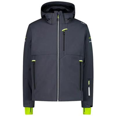 CMP Zip Hood Heren Wintersportjas Titanio 46