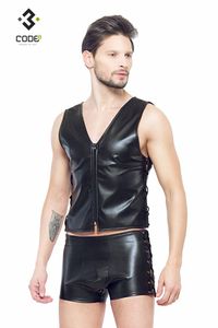 * Code8 by XXX COLLECTION Eco-leder gilet (XS-S)