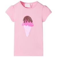 VidaXL Kindershirt 104 felroze