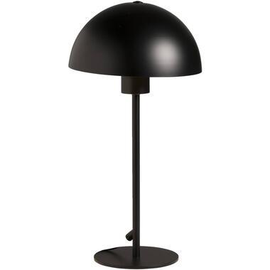 Tafellamp Yuki - mat zwart metaal - E27 - 39xØ20 cm - Leen Bakker