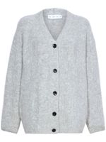 Proenza Schouler White Label cardigan à col v - Gris - thumbnail