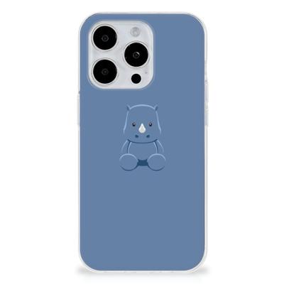iPhone 15 Pro Telefoonhoesje met Naam Baby Rhino iPhone 15 Pro Telefoonhoesje met Naam Baby Rhino