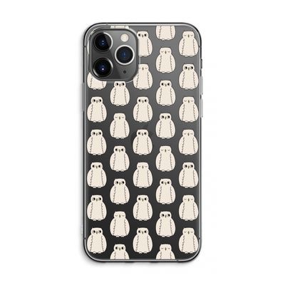 Uilen: iPhone 11 Pro Max Transparant Hoesje