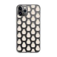 Uilen: iPhone 11 Pro Max Transparant Hoesje