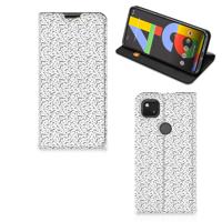 Google Pixel 4a | Hoesje met Magneet | Stripes Dots