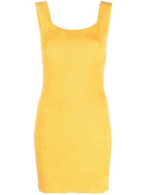 Patou robe à coupe courte - Orange