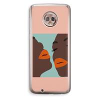 Orange lips: Motorola Moto G6 Transparant Hoesje